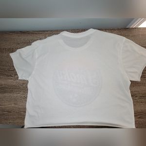 White cropped t-shirt